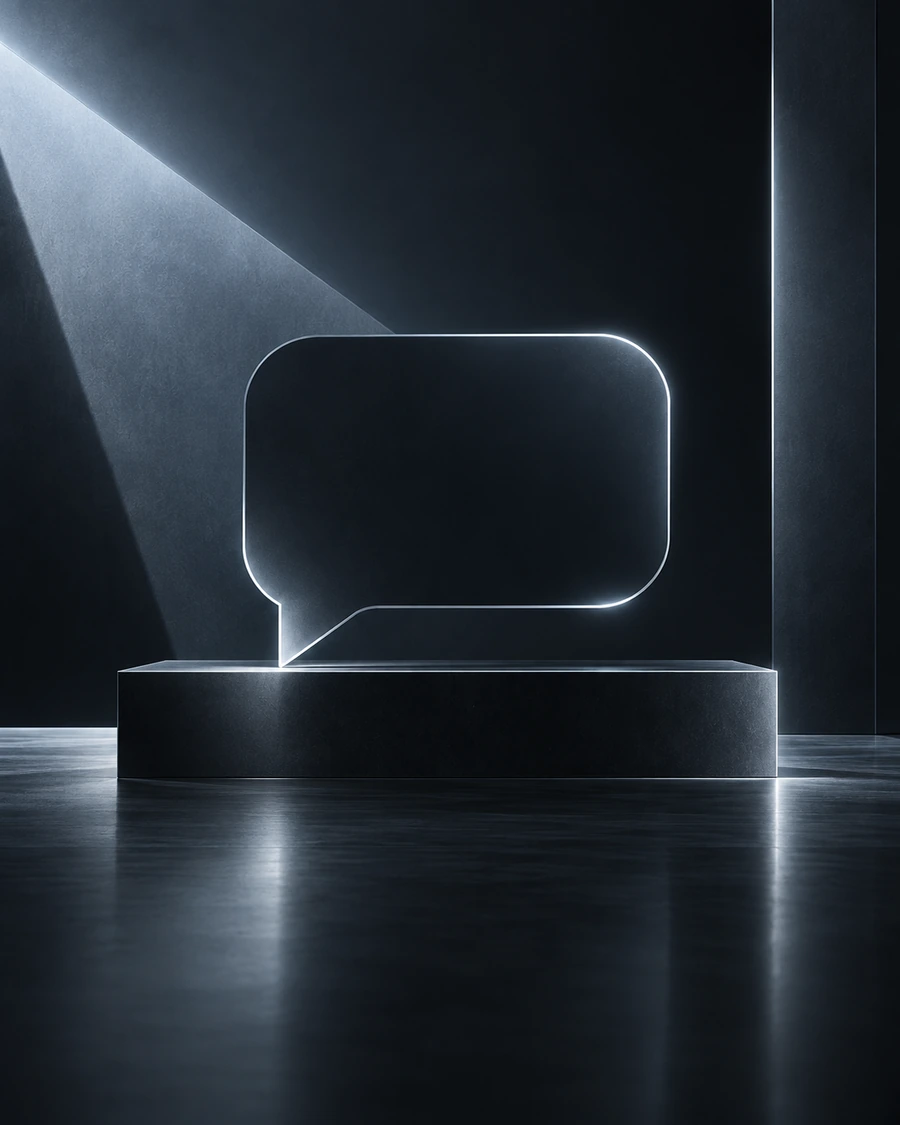 Minimal communication structure representing chatbots